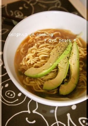 ☆　アボカド味噌ラーメン　☆-レシピのメイン写真