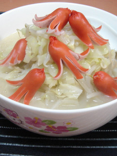 野菜たっぷり!踊るタコラーメン☆-レシピのメイン写真