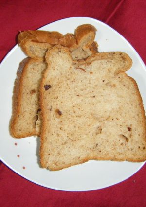 ●簡単　手の汚れない●レーズン入食パン●-レシピのメイン写真