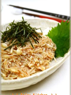 レンジで簡単♪えのきのタラコバター和え-レシピのメイン写真