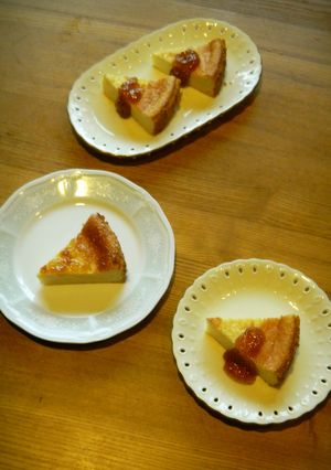ゆずと甘酒のチーズケーキ-レシピのメイン写真