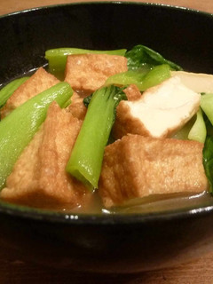 塩麹焼豚の煮汁で簡単もう1品☆青梗菜煮-レシピのメイン写真