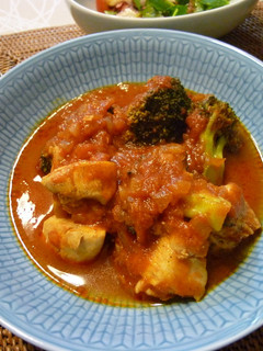 ブロッコリーと鶏肉のトマト煮☆-レシピのメイン写真