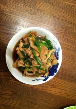 舞茸とお揚げさんと、ネギのサッと煮-レシピのメイン写真