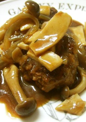 どっさりきのこの❤煮込みハンバーグデミ❤-レシピのメイン写真