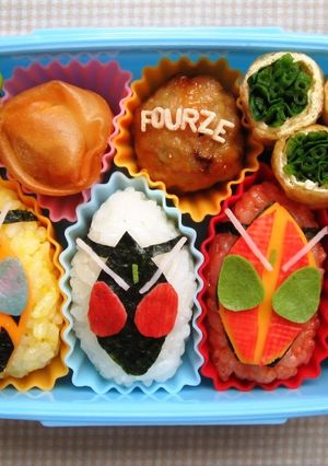 仮面ライダー フォーゼトリオぷちおにぎり-レシピのメイン写真