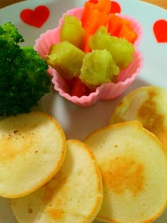 *離乳食後期*\ホットケーキ/-レシピのメイン写真