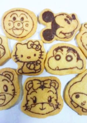バレンタインに簡単本格キャラクッキー-レシピのメイン写真