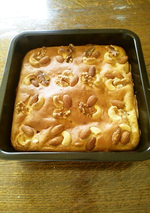 ＨＭで豆腐とナッツの簡単ヘルシーケーキ-レシピのメイン写真