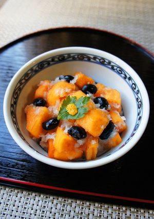 ✿黒豆入～大根と生姜のみぞれ風なます✿-レシピのメイン写真