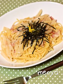大根と柚子胡椒のミルクパスタ-レシピのメイン写真