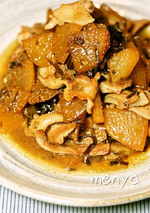 フライパンで簡単♡大根と豚バラの炒め煮-レシピのメイン写真