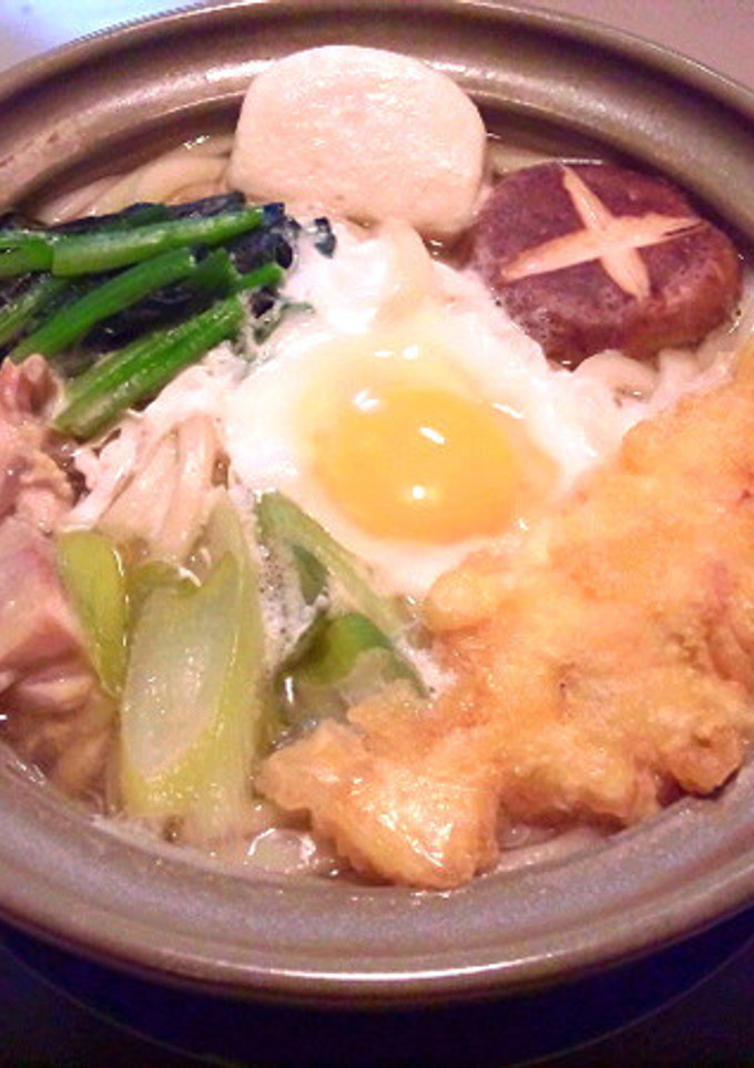 栄養満点！専門店仕込みの鍋焼きうどん-レシピのメイン写真