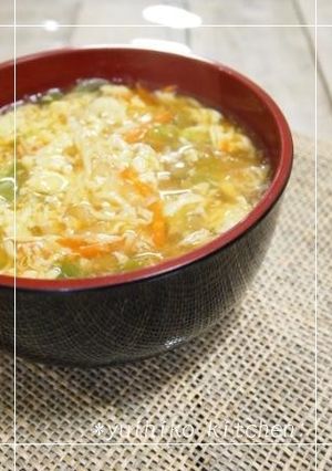 *野菜沢山✿かき玉ラーメン✿*-レシピのメイン写真