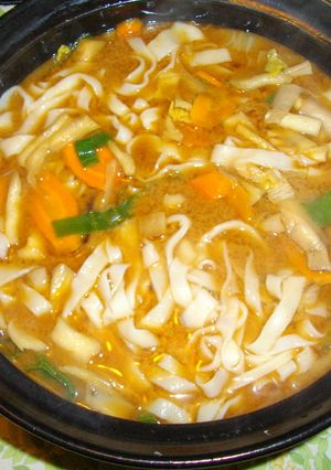 ごま味噌煮込みうどん-レシピのメイン写真