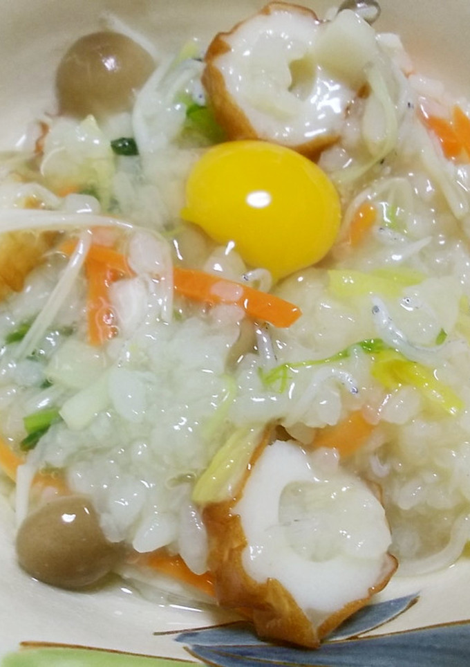 煮込みうどん残り汁使用！　土鍋でおじや♪-レシピのメイン写真
