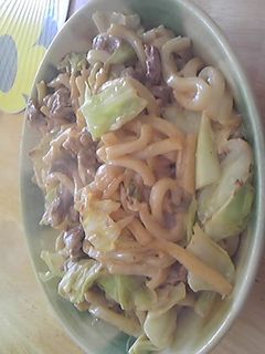 楽チンしょうゆマヨ焼きうどん-レシピのメイン写真