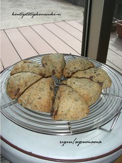 *紅茶とチョコの簡単スコーン*-レシピのメイン写真