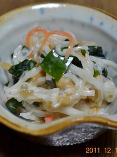 大根サラダ・なめ茸入り-レシピのメイン写真