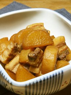 男子も喜ぶ*大根と豚ばら肉の煮物-レシピのメイン写真