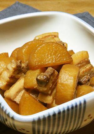 男子も喜ぶ＊大根と豚ばら肉の煮物-レシピのメイン写真