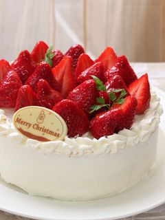 クリスマスに☆苺のショートケーキ-レシピのメイン写真