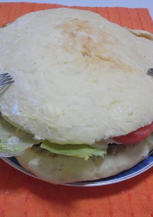 巨大ハンバーガー-レシピのメイン写真