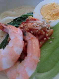 キムチで豆乳うどん-レシピのメイン写真