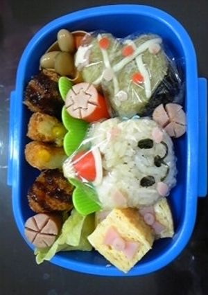＊デコ弁＊クリスマスくまチャン-レシピのメイン写真