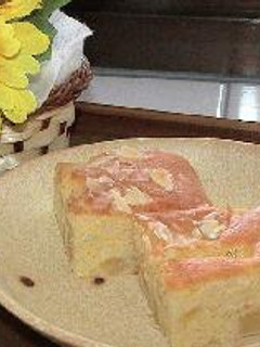スポンジ生地風♪りんごのカントリーケーキ-レシピのメイン写真