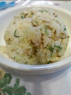じゃこふりかけチャーハン-レシピのメイン写真