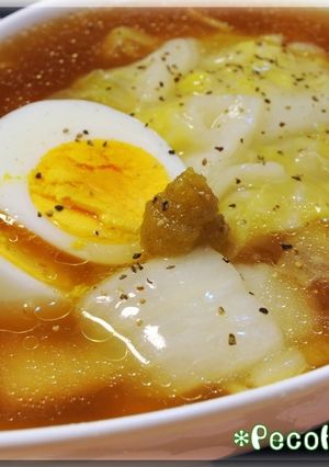 ☆とろ～り白菜餡柚子こしょう油ラーメン☆-レシピのメイン写真