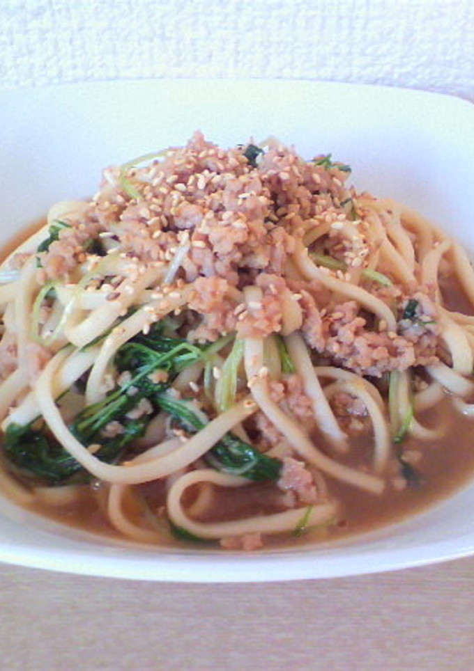 簡単★やみつき！そぼろうどん-レシピのメイン写真