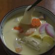 うどんと餅入りの ボリューミー茶碗蒸し