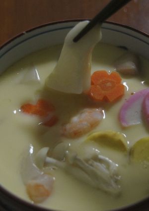 うどんと餅入りの　ボリューミー茶碗蒸し-レシピのメイン写真