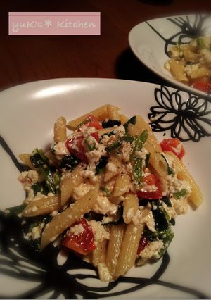 豆腐と野菜のペンネ-レシピのメイン写真