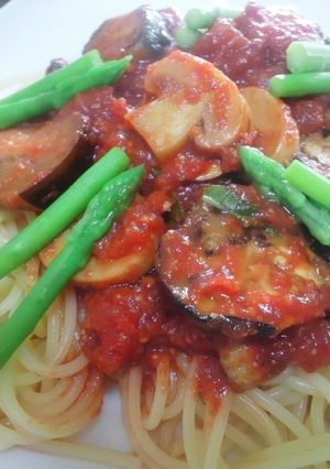 きほんの☆き☆トマトソースのスパゲティ-レシピのメイン写真