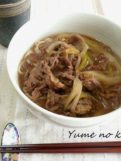自炊生活応援 あんかけ肉うどん-レシピのメイン写真