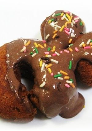米粉おからドーナツ・豆腐チョコソースかけ-レシピのメイン写真