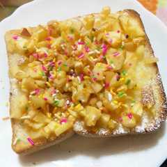 オレンジ風味の大人リンゴトースト-レシピのメイン写真