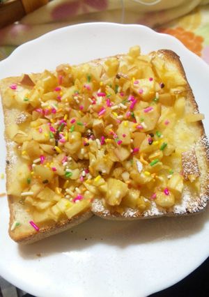 オレンジ風味の大人リンゴトースト-レシピのメイン写真