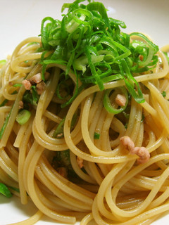 イカ塩辛とノリの佃煮の和風パスタ-レシピのメイン写真
