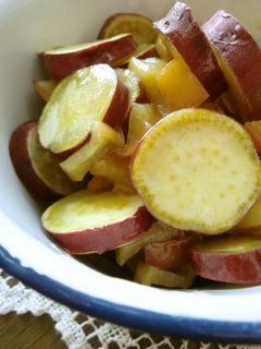 さつまいもと林檎の煮物-レシピのメイン写真