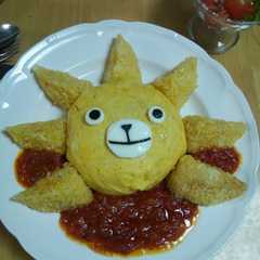 ライスケーキ☆ワンピース♪サニー号♪-レシピのメイン写真