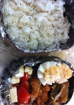 簡単昆布茶とごま油な混ぜごはん-レシピのメイン写真