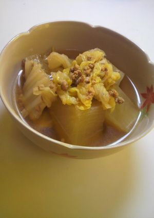 冬野菜のそぼろ煮-レシピのメイン写真