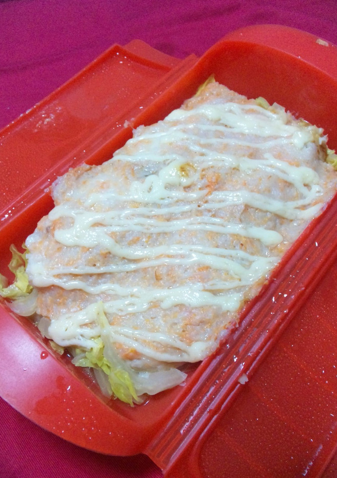 ルクエで魚と野菜のとろろ蒸し-レシピのメイン写真