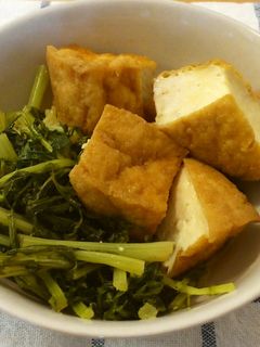 とっても簡単 ☆ 厚揚げ水菜煮込み-レシピのメイン写真