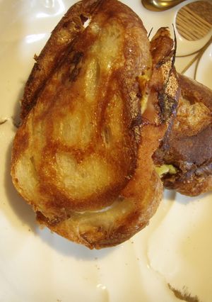 バケットでホットサンド～❤-レシピのメイン写真