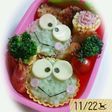 簡単*けろっぴ弁当(キャラ弁)